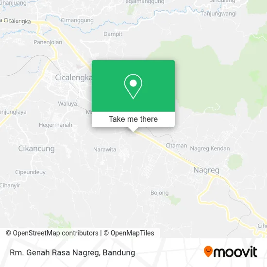 Rm. Genah Rasa Nagreg map