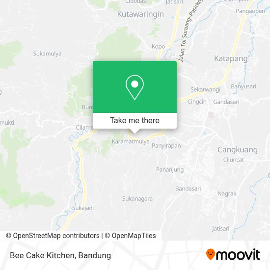 Bee Cake Kitchen map