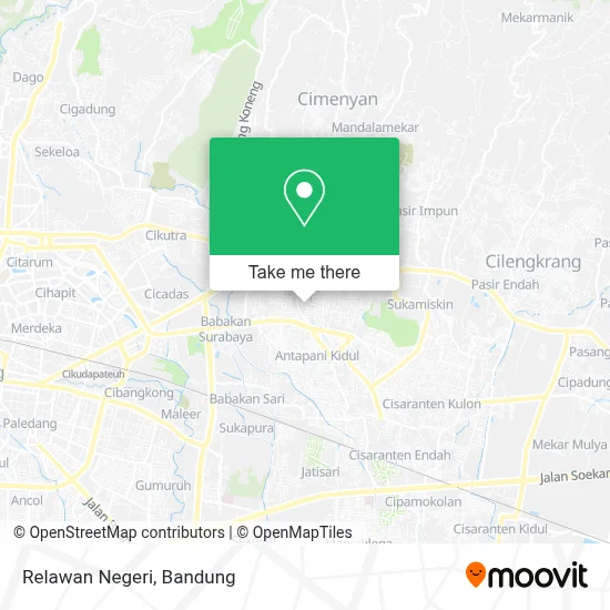 Relawan Negeri map