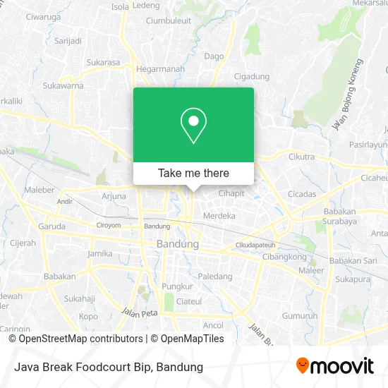 Java Break Foodcourt Bip map