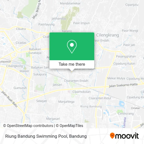 Riung Bandung Swimming Pool map