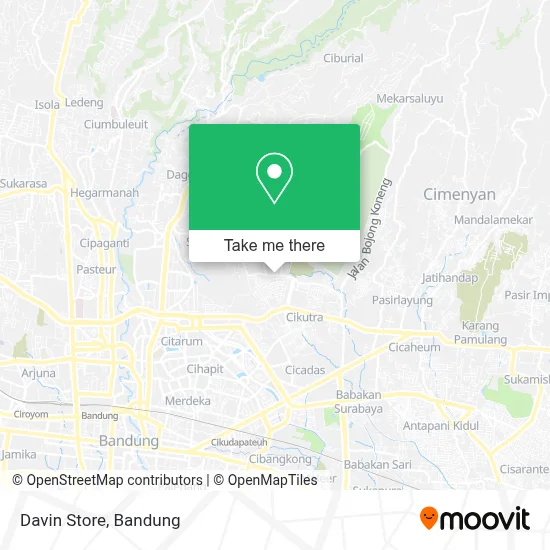 Davin Store map