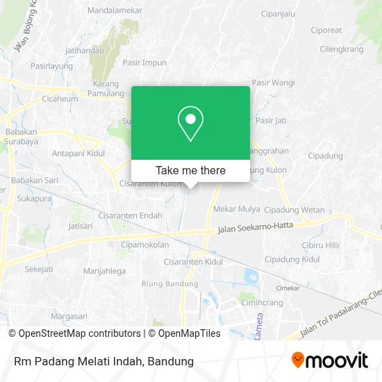 Rm Padang Melati Indah map