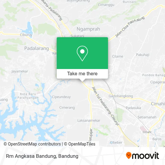 Rm Angkasa Bandung map