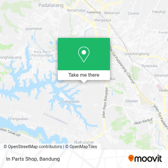 In Parts Shop map