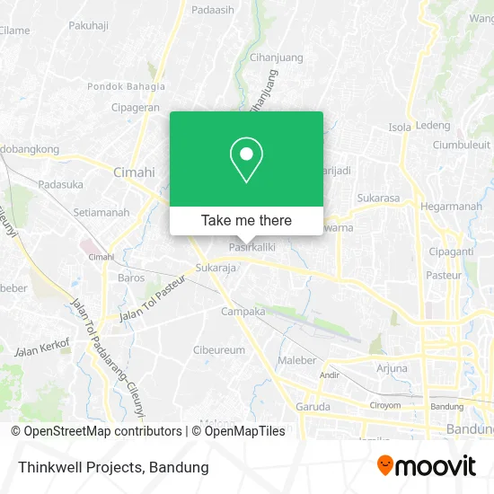 Thinkwell Projects map