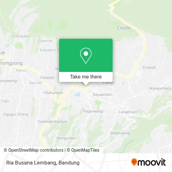 Ria Busana Lembang map