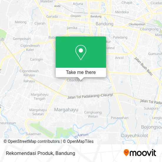 Rekomendasi Produk map