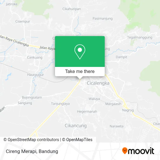 Cireng Merapi map