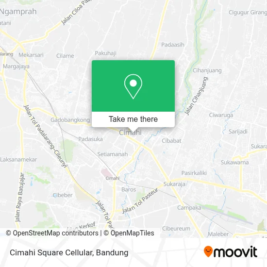 Cimahi Square Cellular map