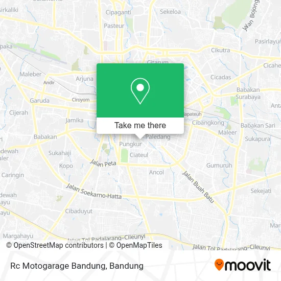 Rc Motogarage Bandung map