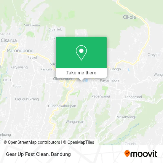 Gear Up Fast Clean map