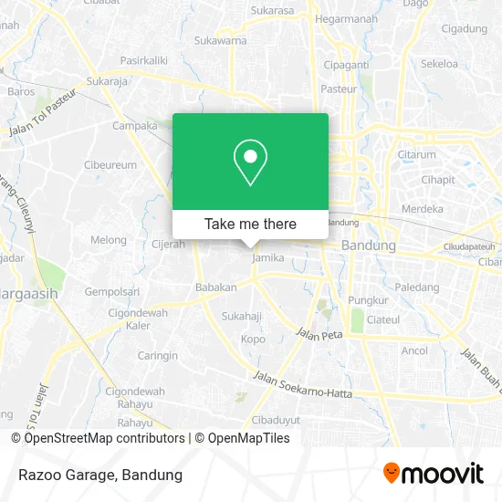 Razoo Garage map