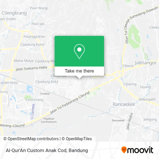 Al-Qur'An Custom Anak Cod map