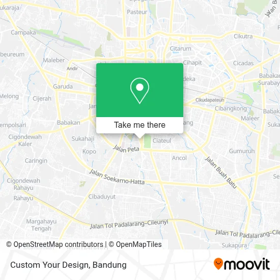 Custom Your Design map