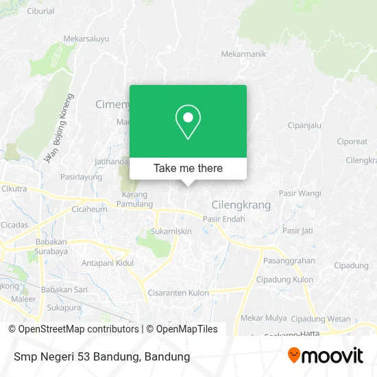 Smp Negeri 53 Bandung map