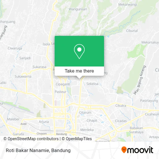 Roti Bakar Nanamie map