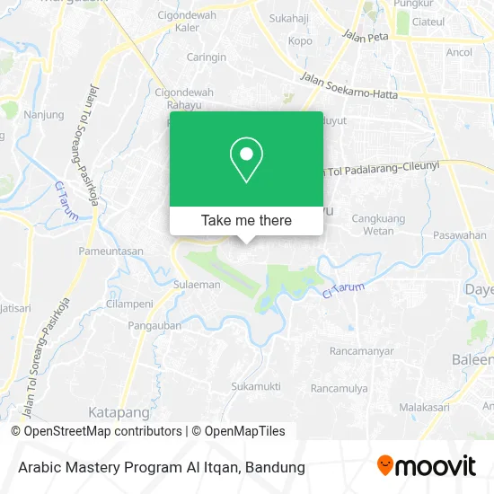 Arabic Mastery Program Al Itqan map