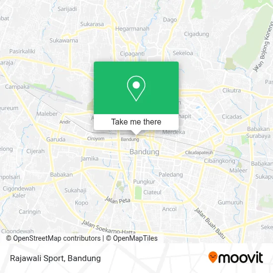 Rajawali Sport map