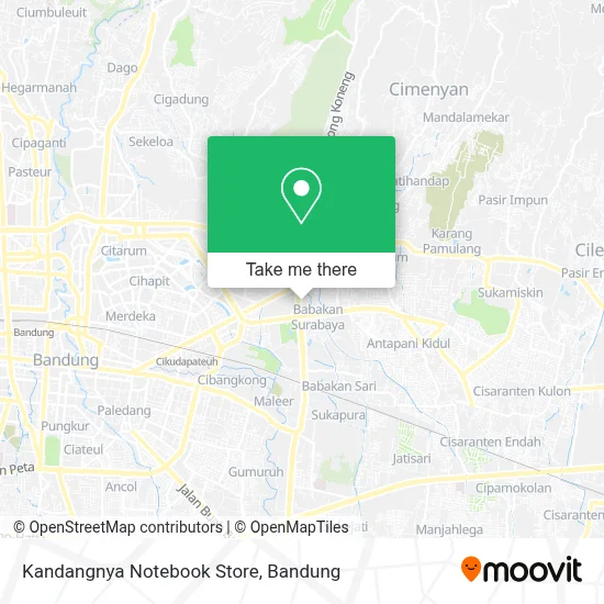 Kandangnya Notebook Store map