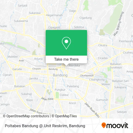 Poltabes Bandung @.Unit Reskrim map