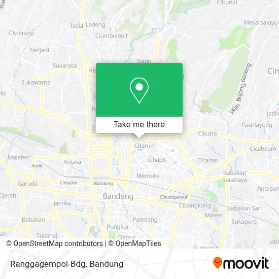 Ranggagempol-Bdg map
