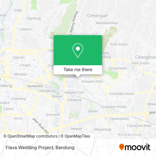 Flava Wedding Project map