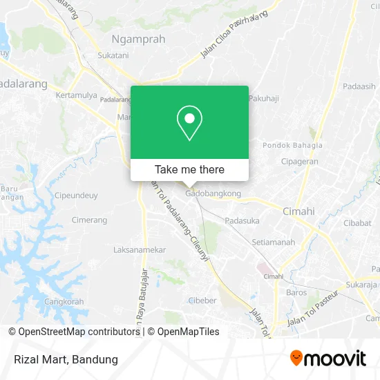 Rizal Mart map
