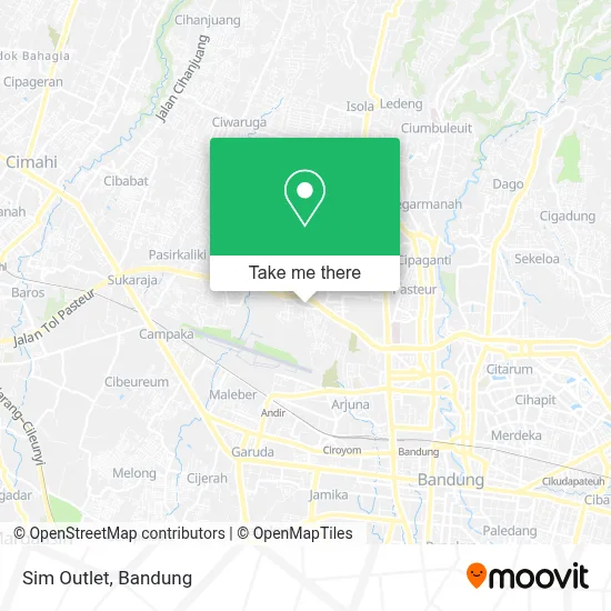 Sim Outlet map