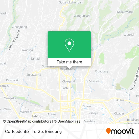 Coffeedential To Go map