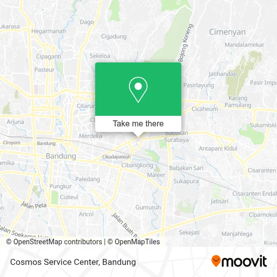 Cosmos Service Center map