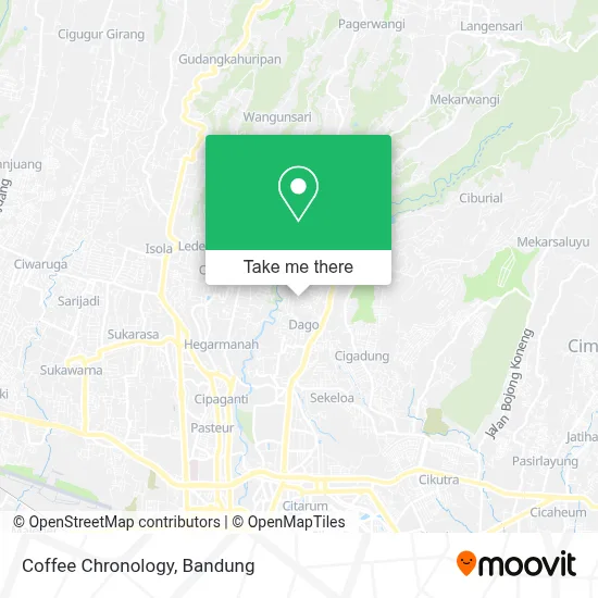Coffee Chronology map