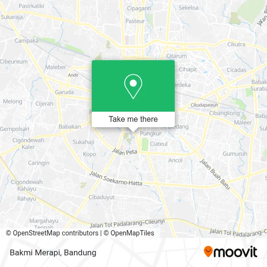 Bakmi Merapi map