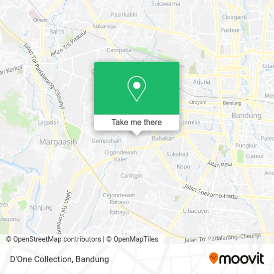 D'One Collection map