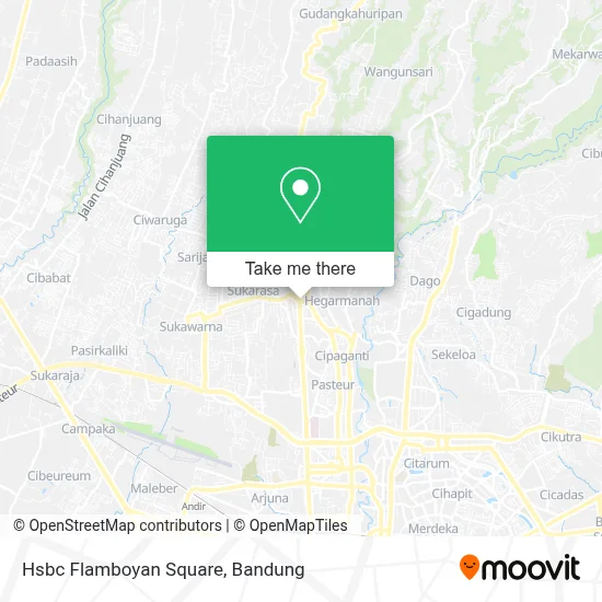 Hsbc Flamboyan Square map