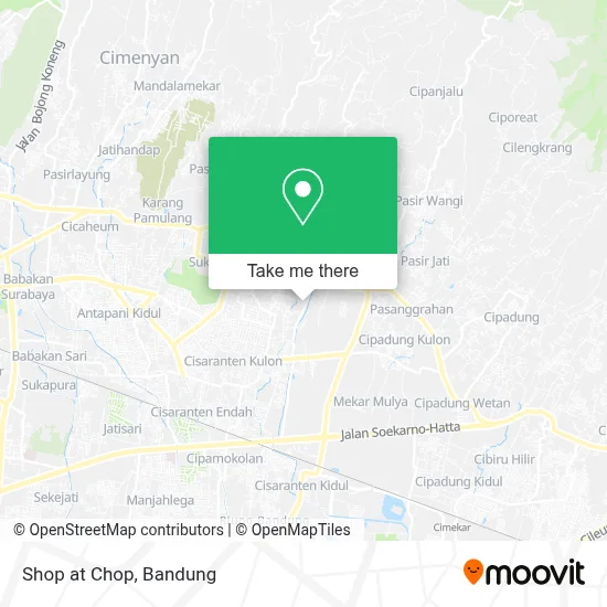 Shop at Chop map