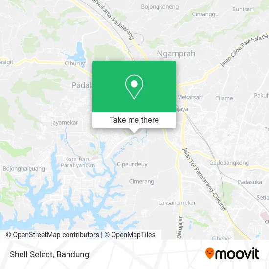 Shell Select map