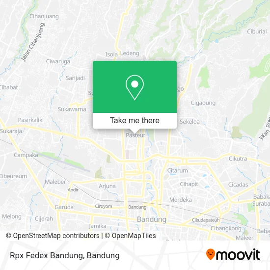Rpx Fedex Bandung map