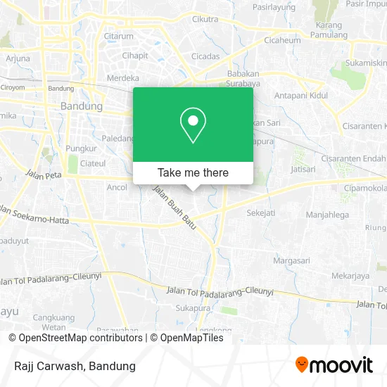 Rajj Carwash map