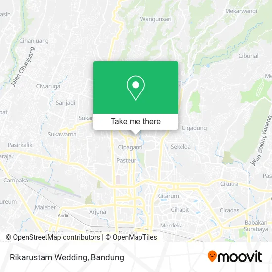 Rikarustam Wedding map
