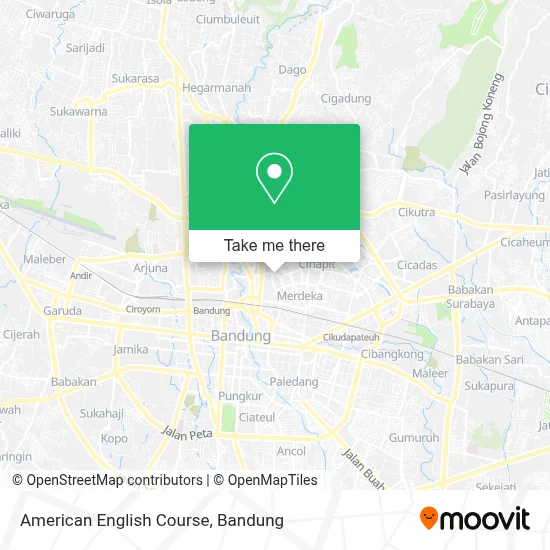 American English Course map