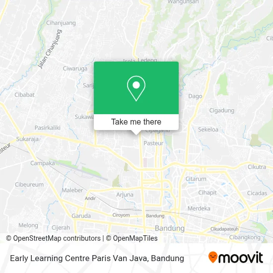 Early Learning Centre Paris Van Java map