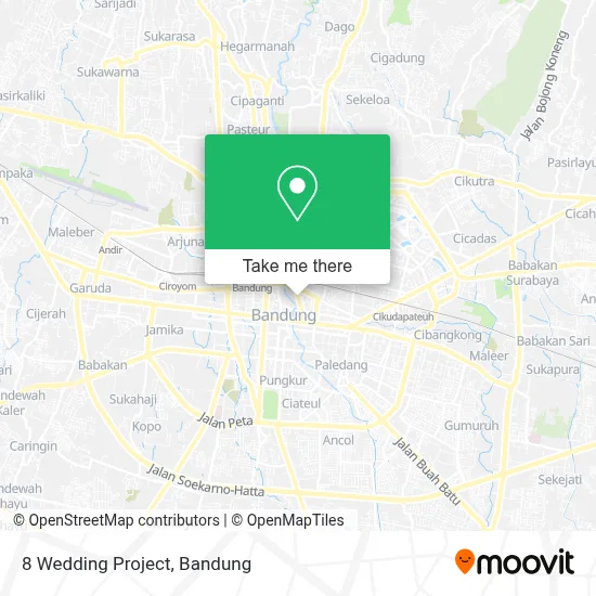 8 Wedding Project map