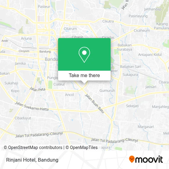 Rinjani Hotel map