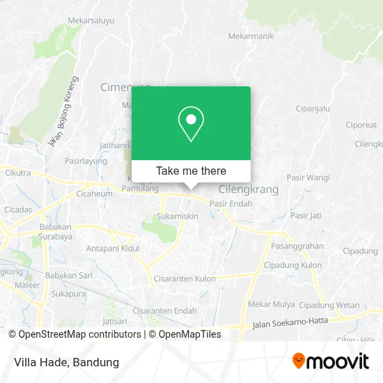 Villa Hade map