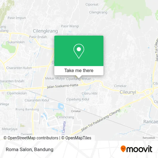 Roma Salon map