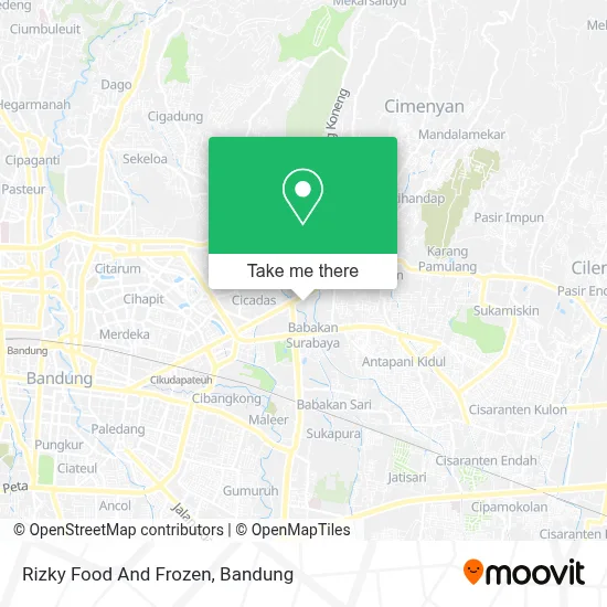 Rizky Food And Frozen map