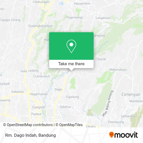 Rm. Dago Indah map