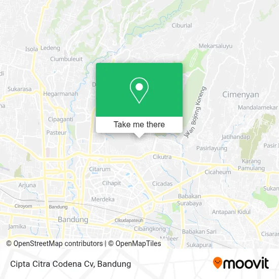 Cipta Citra Codena Cv map