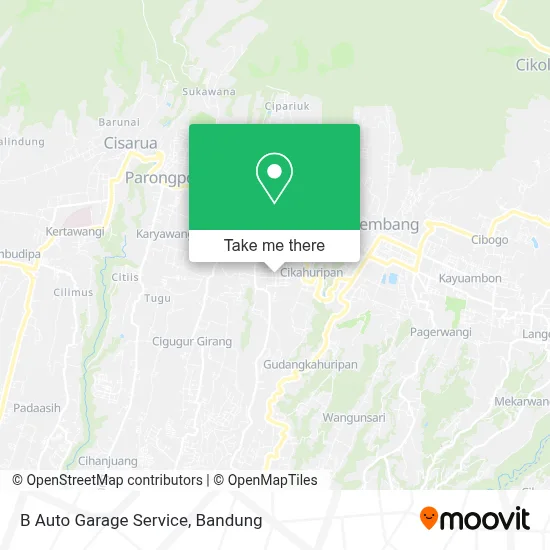 B Auto Garage Service map